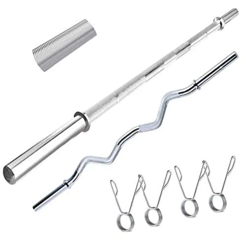 Barbell Curl Bar - Barre de musculation professionnelle de qualité