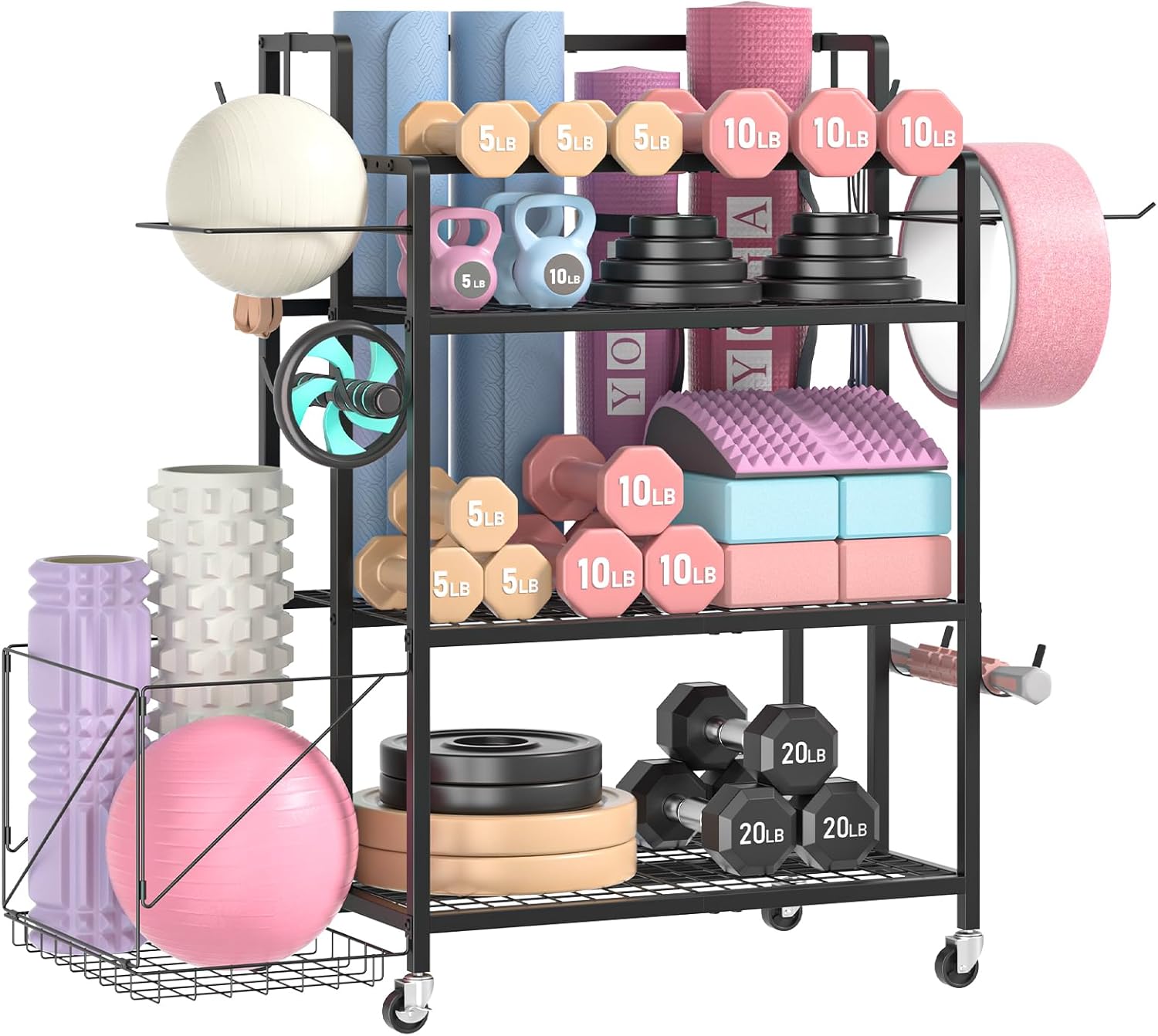 Home Gym Workout - Rangement pour salle de sport à