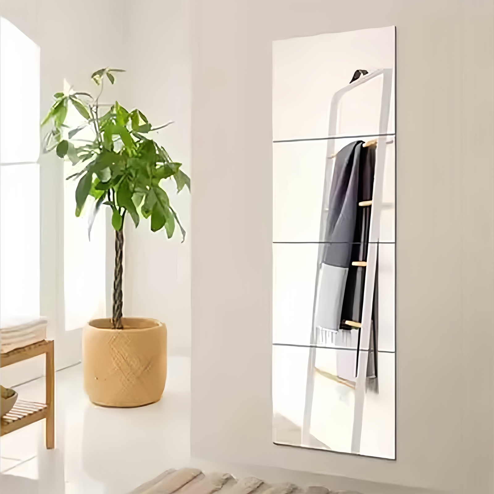 Home Gym Rental - Autocollants miroir en acrylique 2 mm,