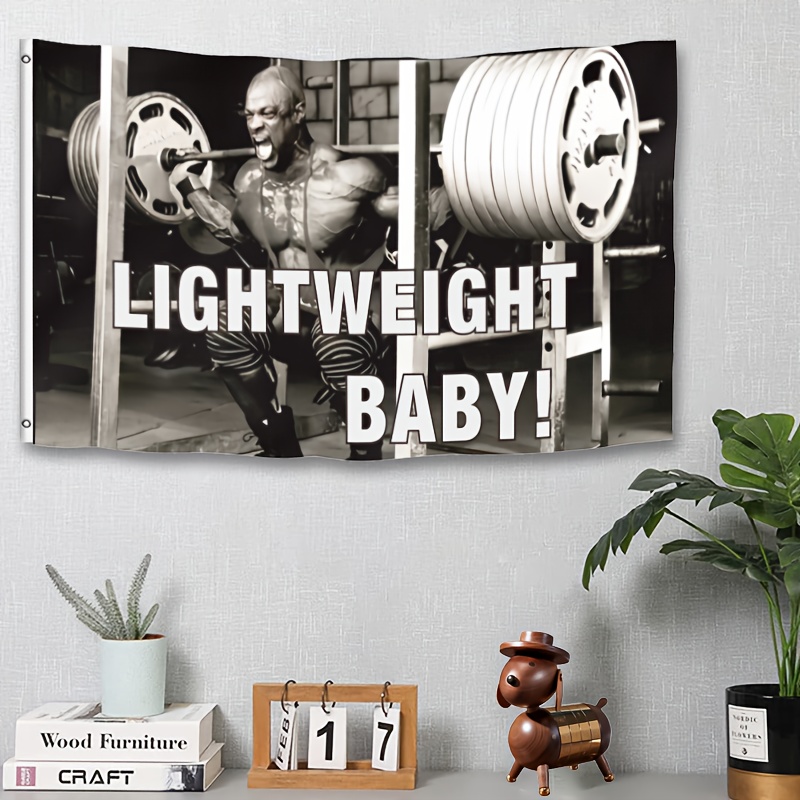 Home Gym Vibes - 1 pièce Tapisserie légère Baby Ronnie