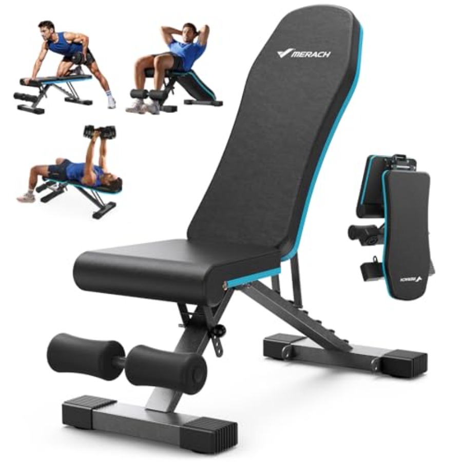 Home Gym Weight Bench - Banc de musculation pliable pour la