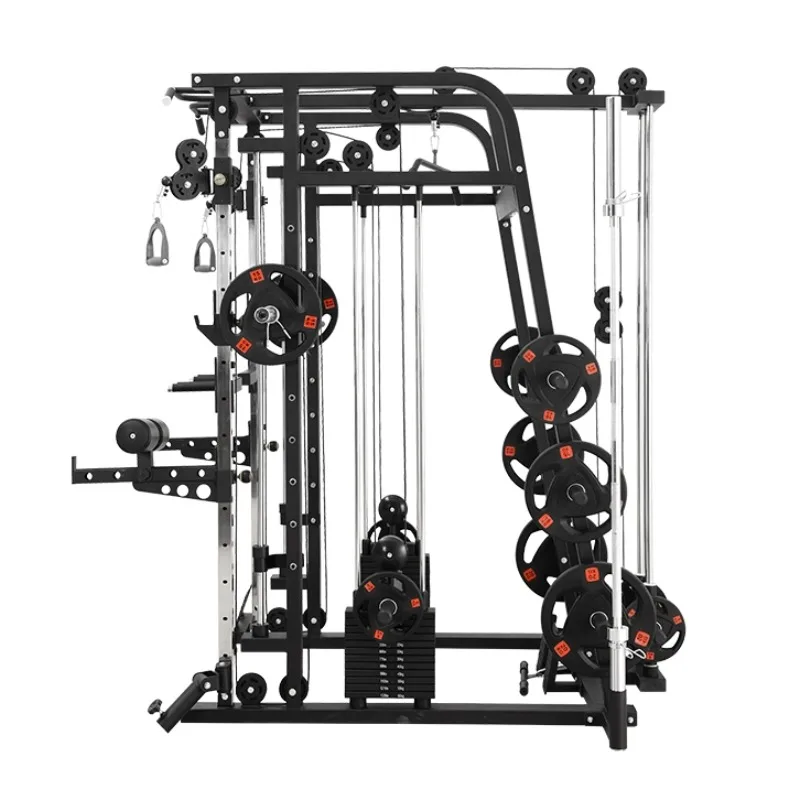 Home Gym With Smith Machine - 2026 Rack de musculation combiné, Machine