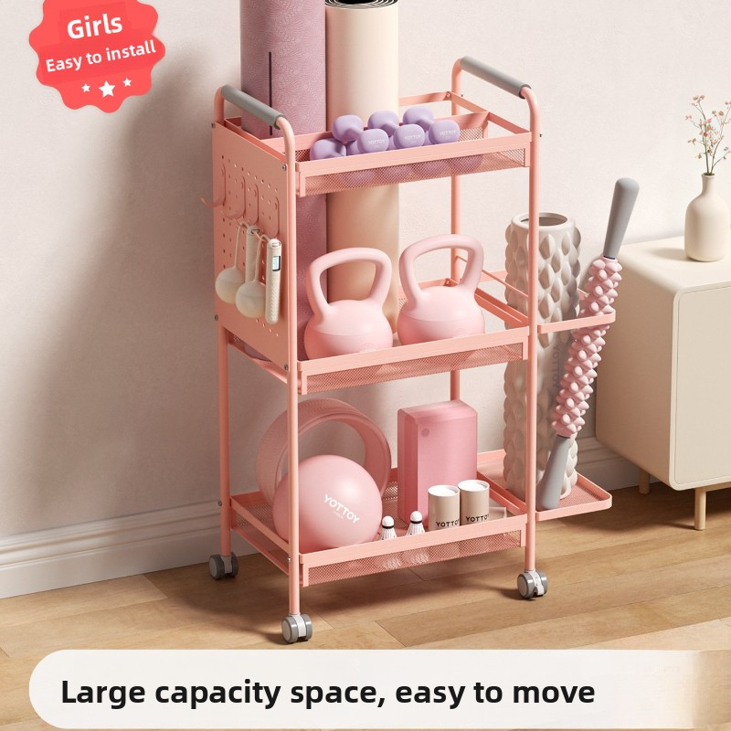Home Gym Yoga Mat Storage - Étagère de rangement minimaliste en fer,