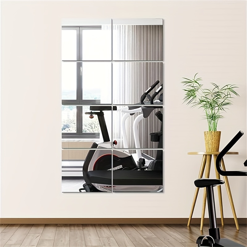 Home Gym Rental - Autocollants miroir en acrylique exquis de