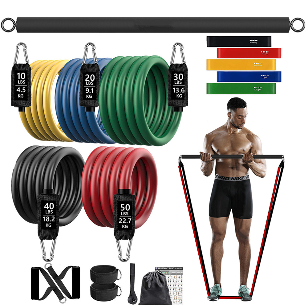 Home Gym Dumbbell Workout - Bande élastique de résistance pour butin