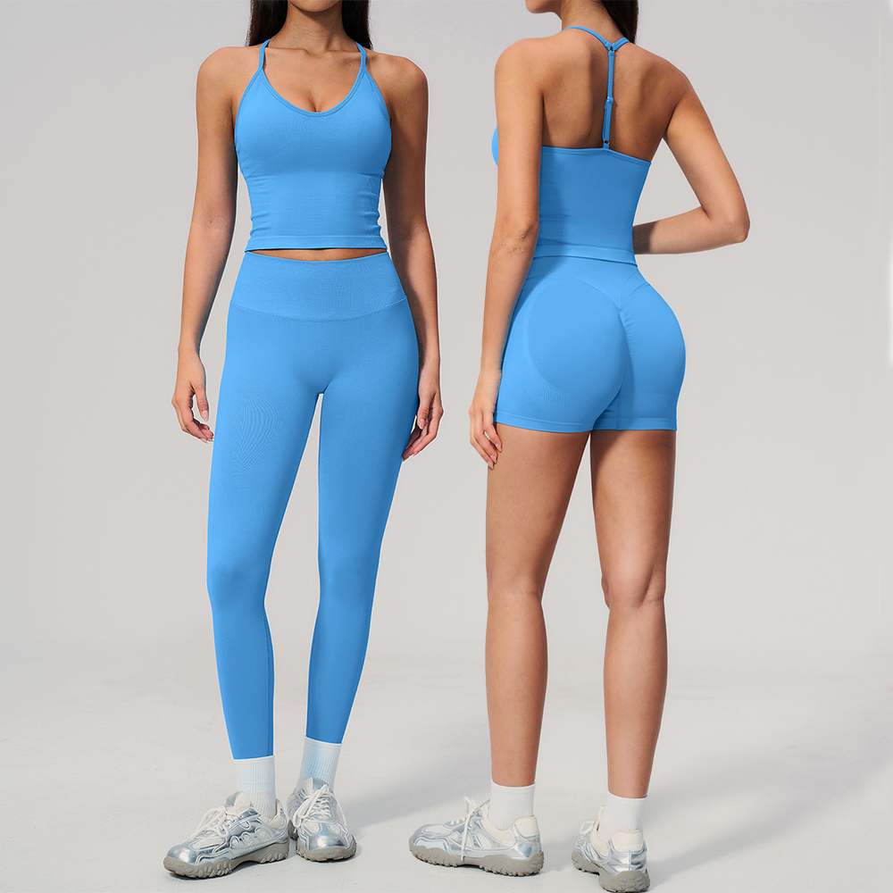 Home Gym Leg Press - Ensemble de yoga 2 pièces sans