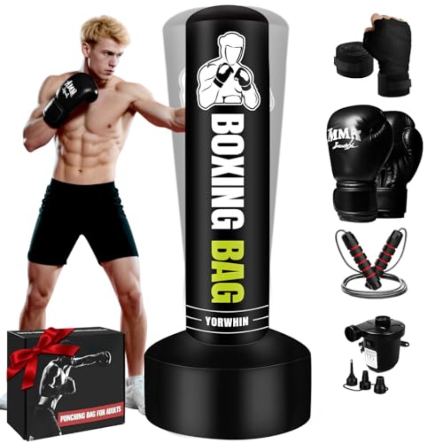 Boxing Bag Stand - Sac de boxe autoportant pour adultes