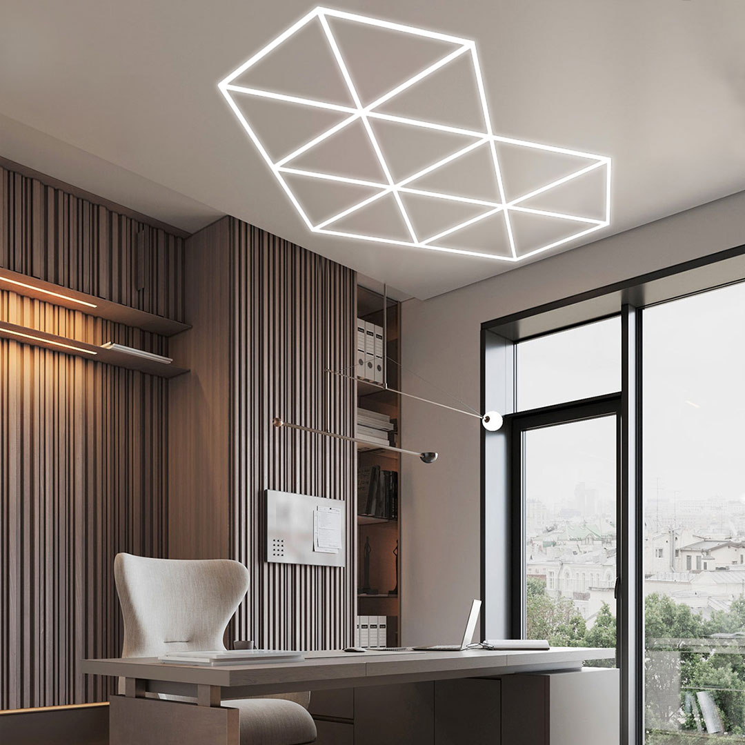 Tube lumineux LED hexagonal 65 - Home Gym Diy avis et prix
