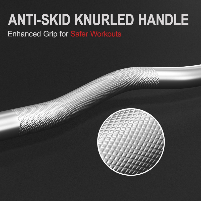Ensemble d'haltères - Curl Bar - Barbell Curl Bar avis et prix