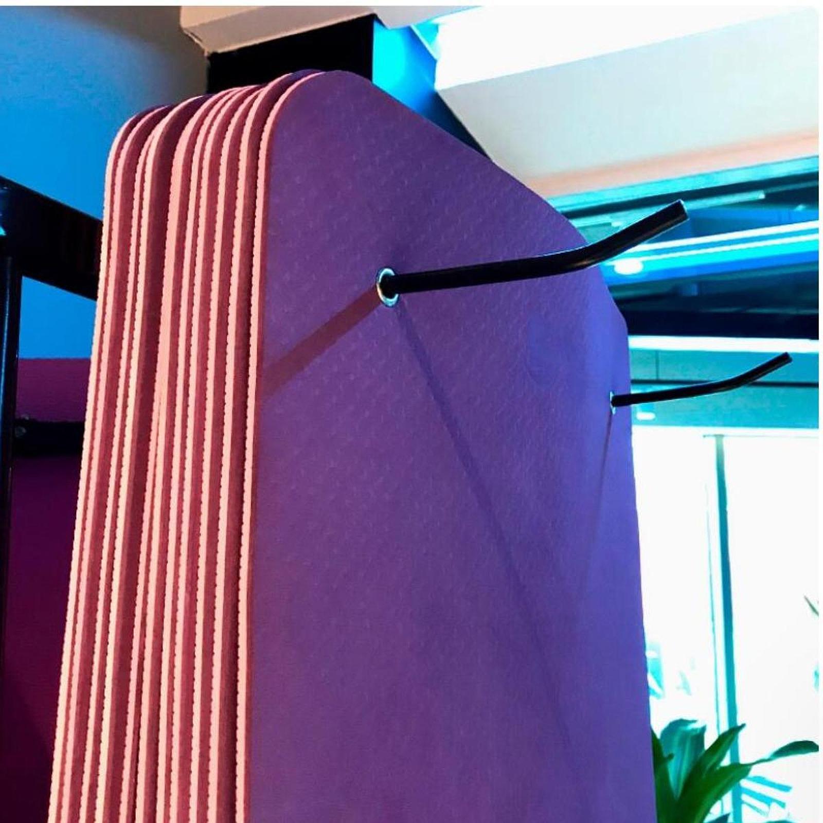 Support mural en métal pour ta - Home Gym Yoga Mat Storage avis et prix