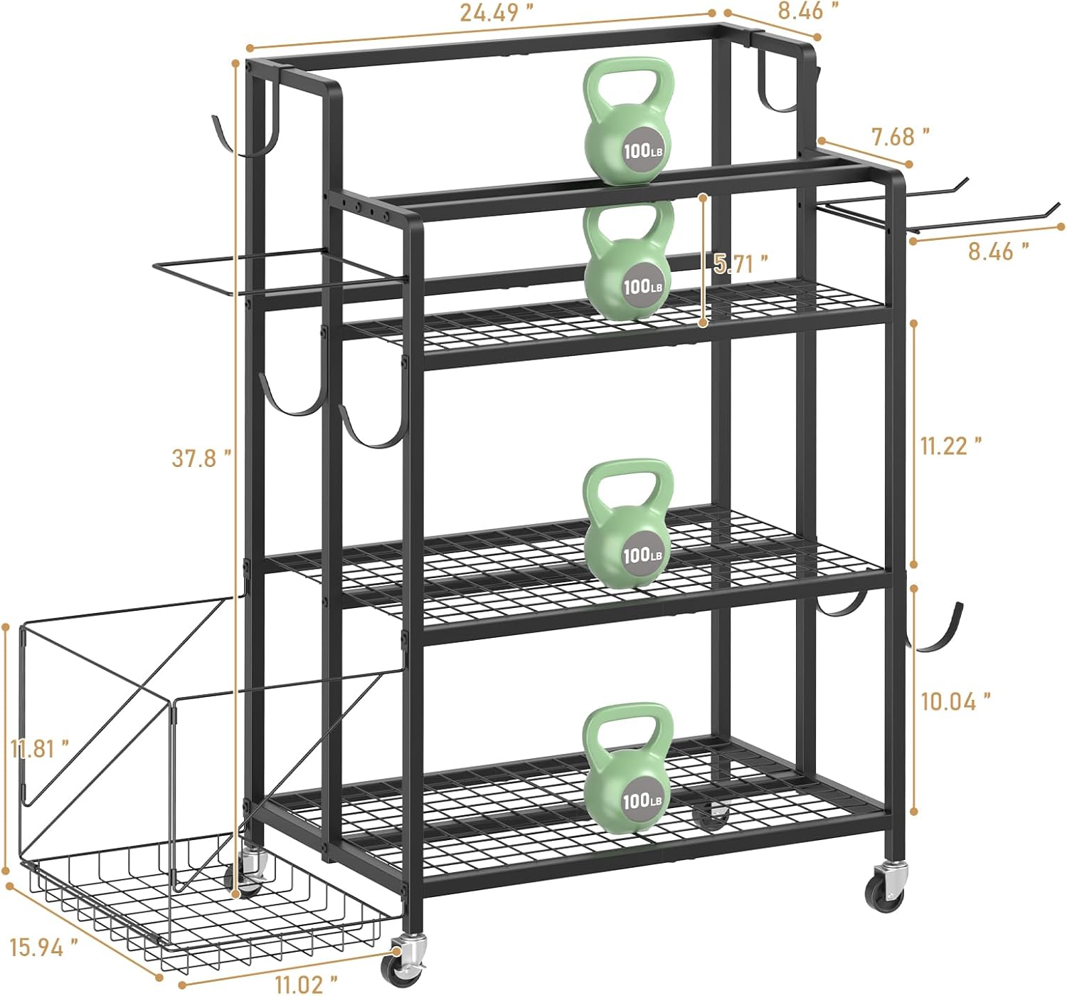 Rangement pour salle de sport  - Home Gym Workout avis et prix
