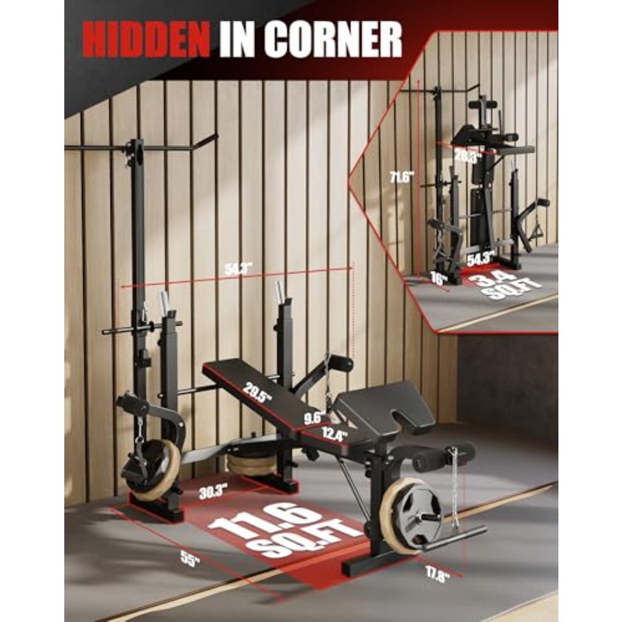 Ensemble de bancs de musculati - Home Gym Weight Bench avis et prix