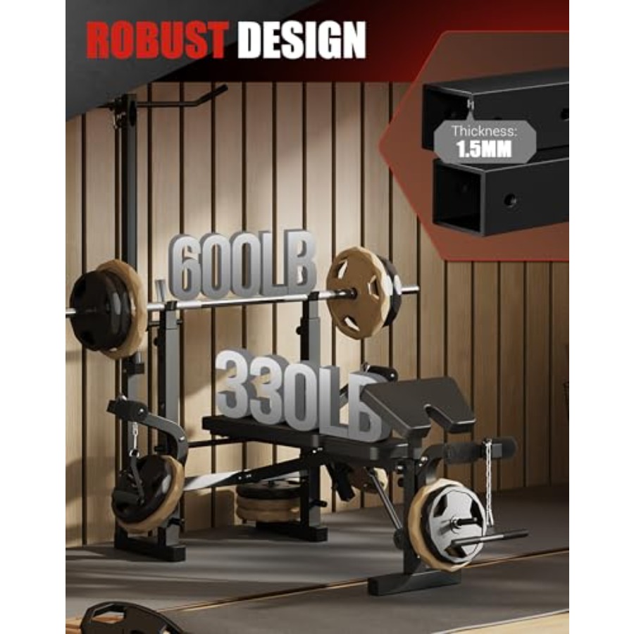 Ensemble de bancs de musculati - Home Gym Weight Bench avis et prix