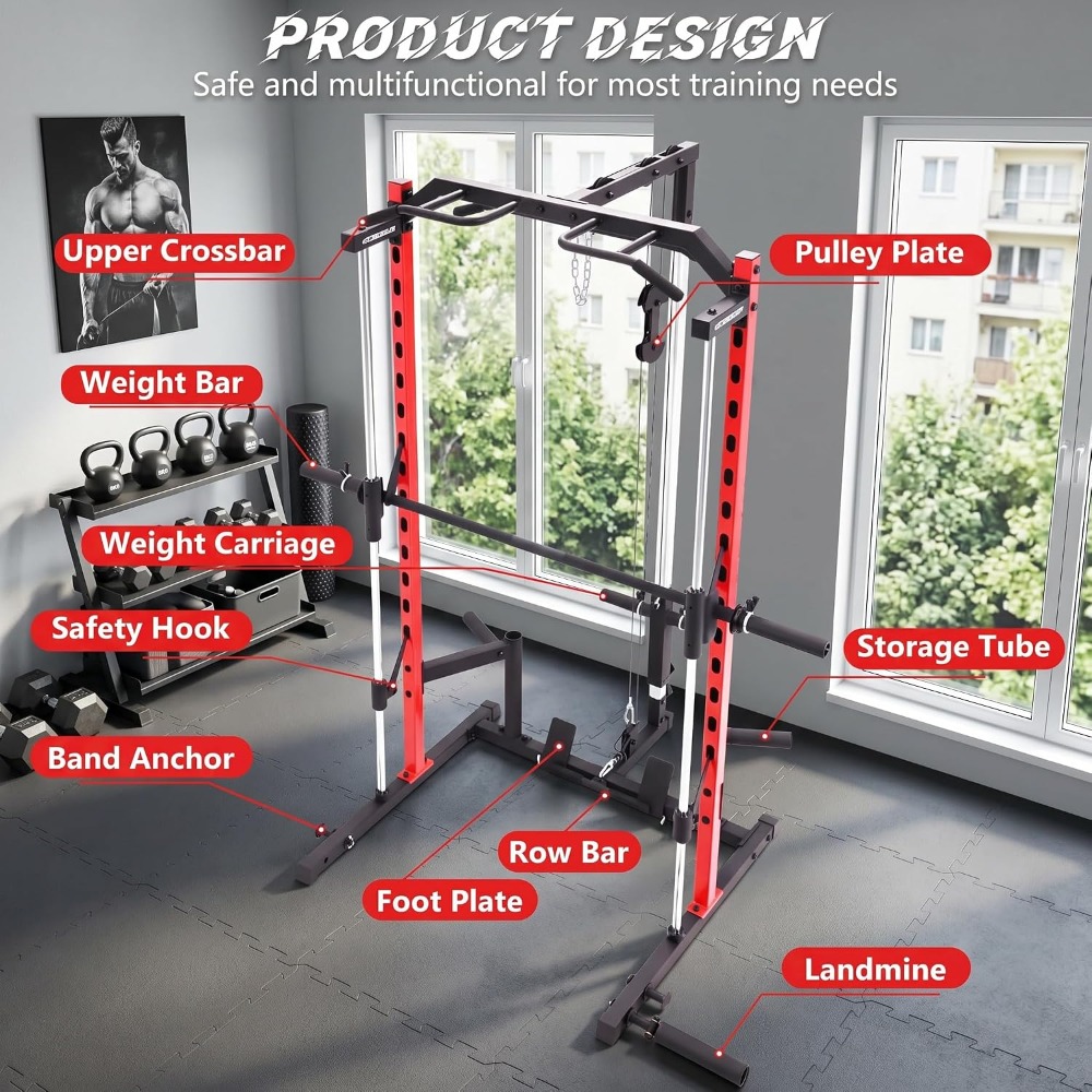 Station de musculation tout-en - Home Gym Lat Pulldown Machine avis et prix