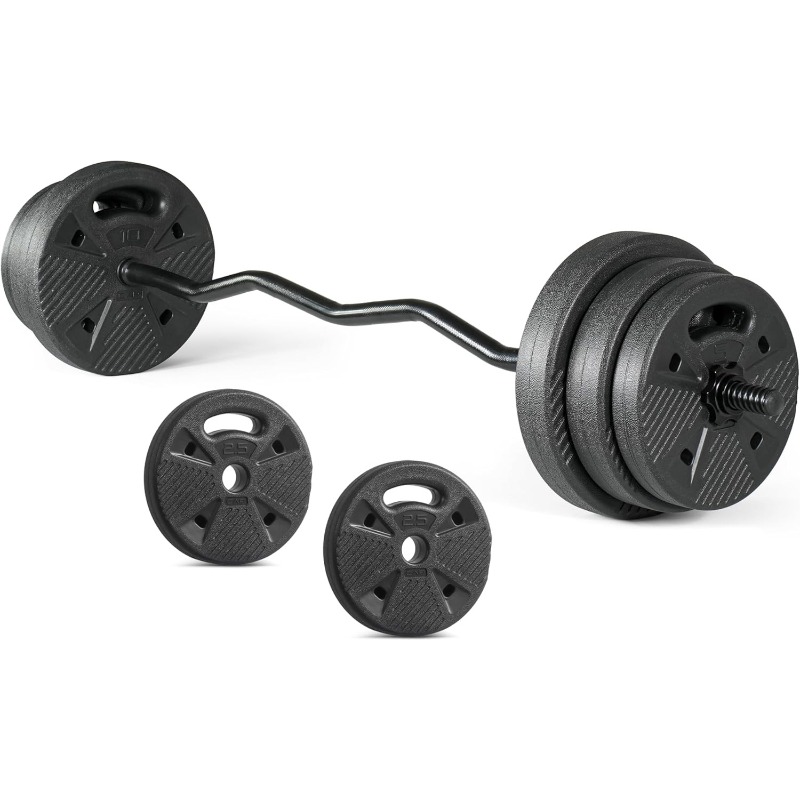 Ensemble de barres EZ Curl ave - Barbell Curl Bar avis et prix