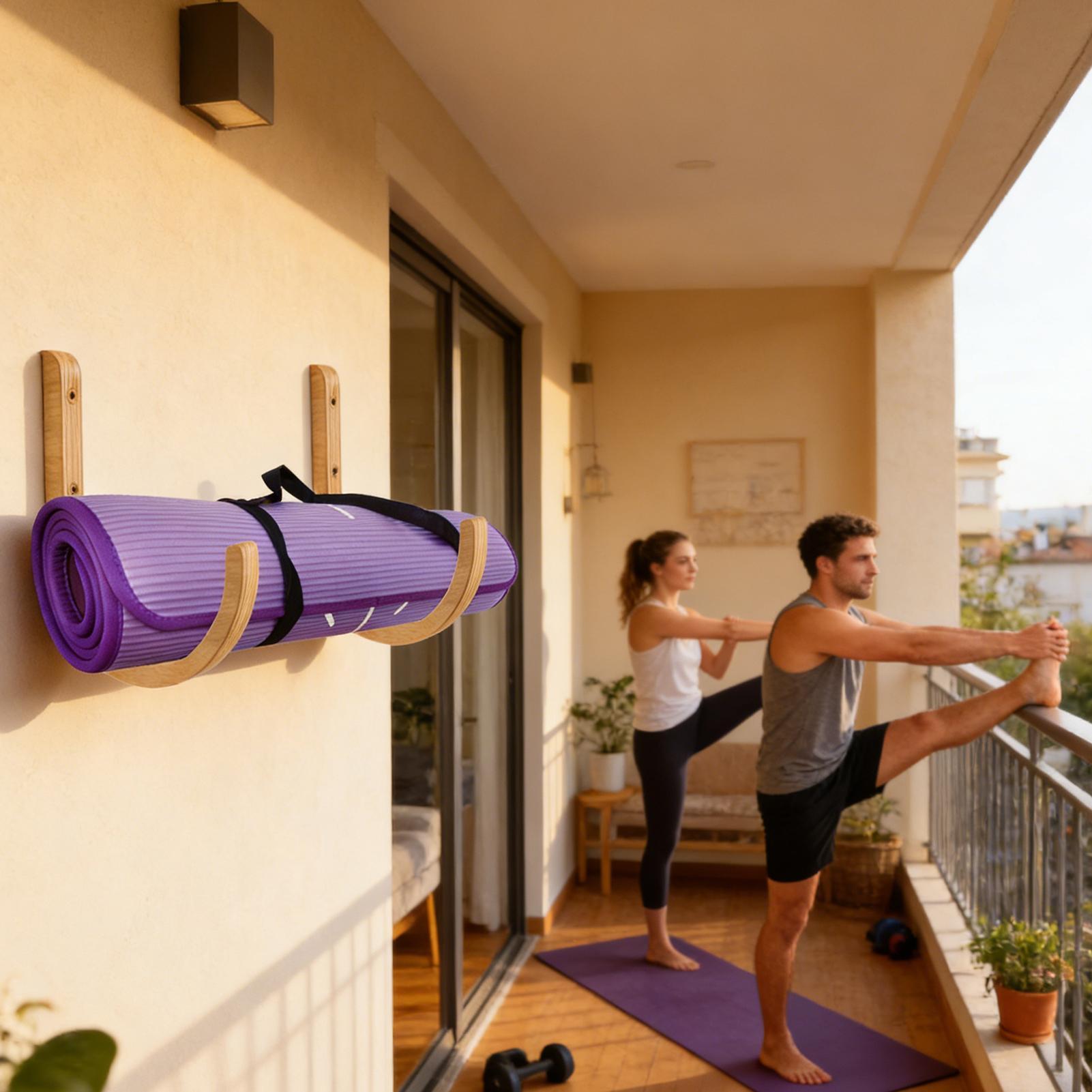 Organisateur de tapis de yoga, - Home Gym Yoga Mat Storage avis et prix