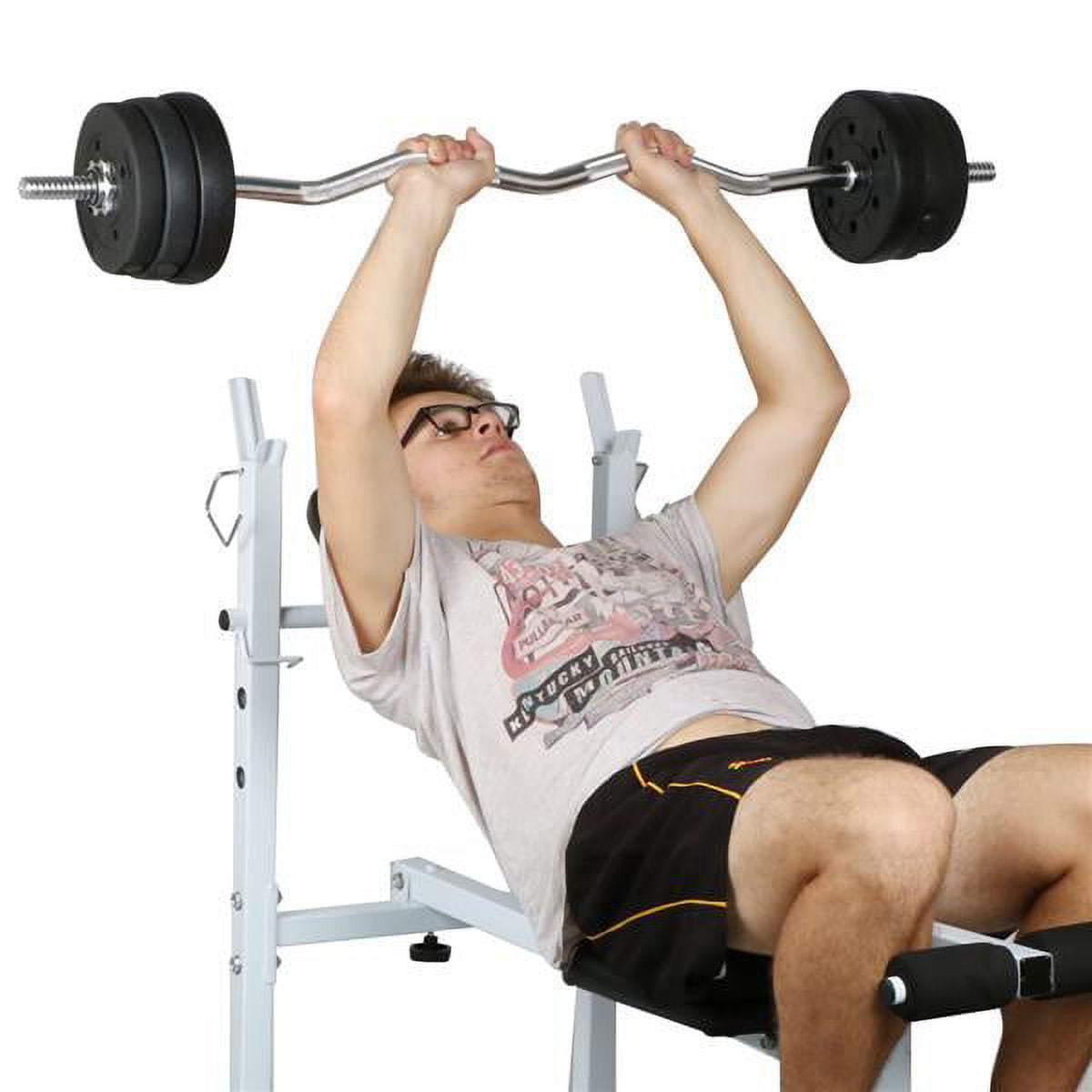 Haltère de musculation de 55 l - Barbell Curl Bar avis et prix