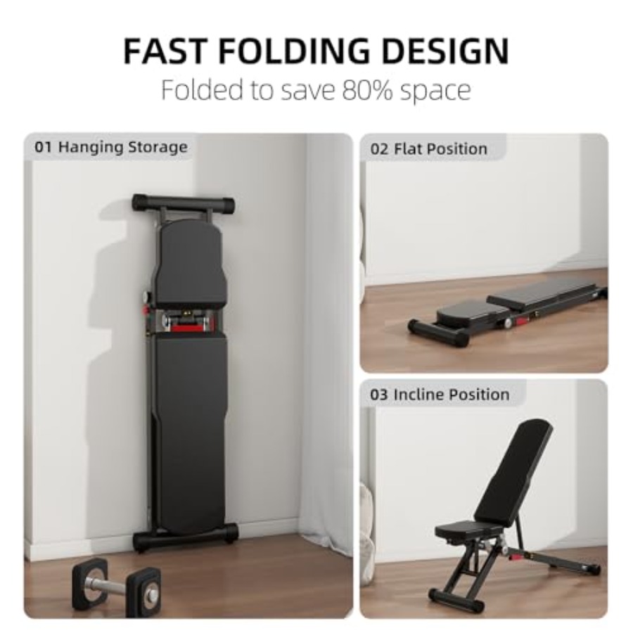Banc de musculation réglable p - Home Gym Weight Bench avis et prix
