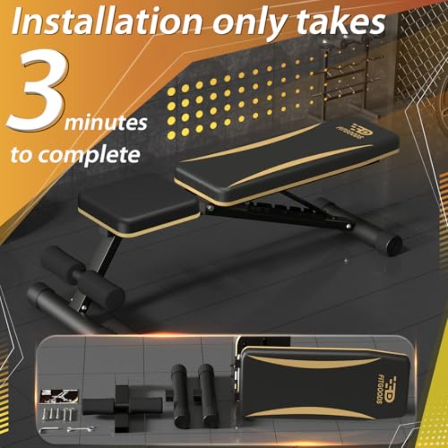 Banc de musculation réglable p - Home Gym Weight Bench avis et prix