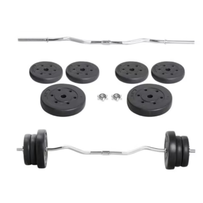 Ensemble haltères et barres de - Barbell Curl Bar avis et prix