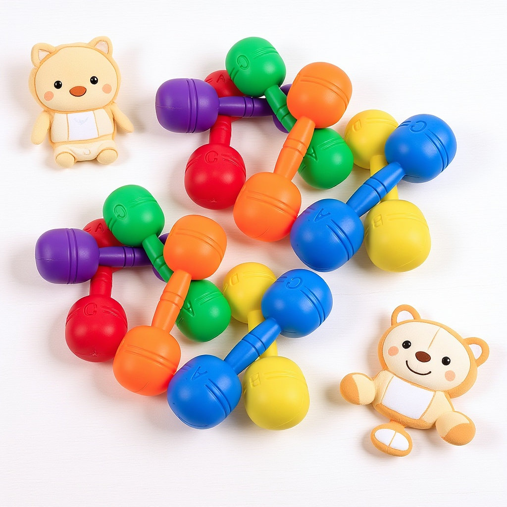 Ensemble de 12 haltères en pla - Home Gym For Toddlers avis et prix
