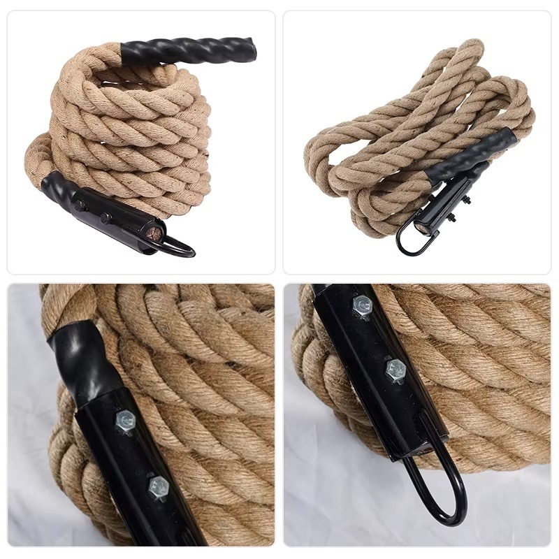 Corde de combat de 9 m avec cr - Home Gym Workout avis et prix