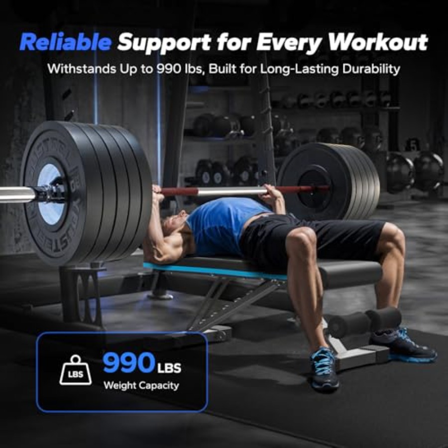 Banc de musculation pliable po - Home Gym Weight Bench avis et prix