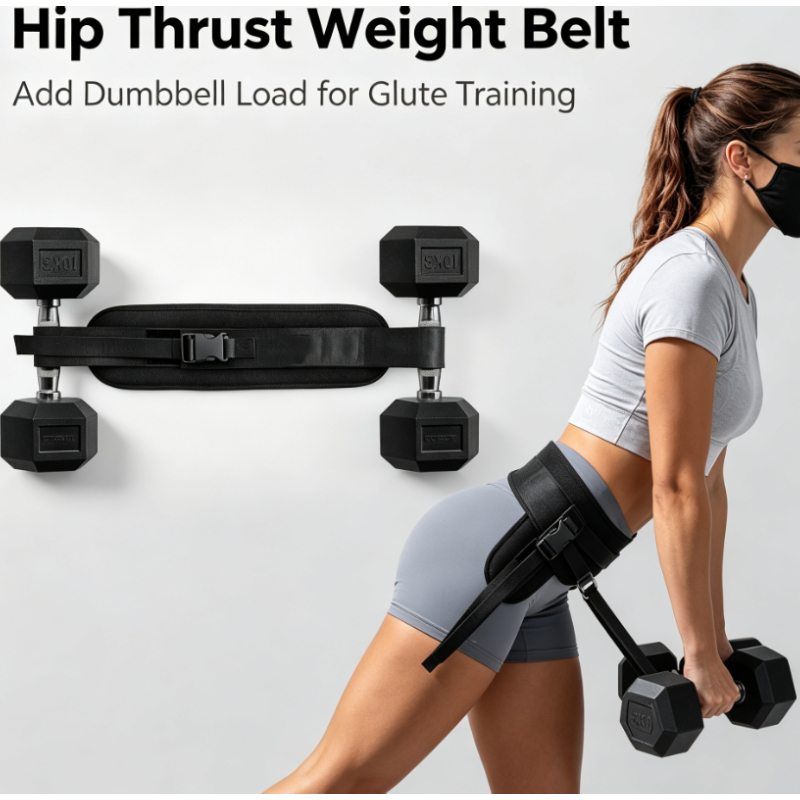 Ceinture de poussée de hanche  - Home Gym Dumbbell Workout avis et prix