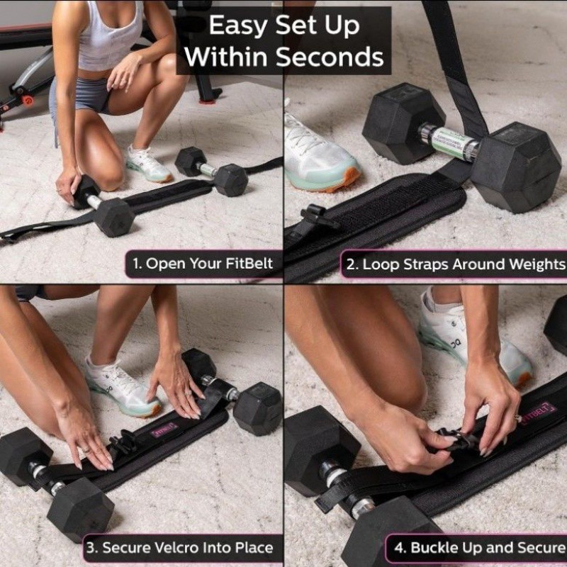 Ceinture de poussée de hanche  - Home Gym Dumbbell Workout avis et prix