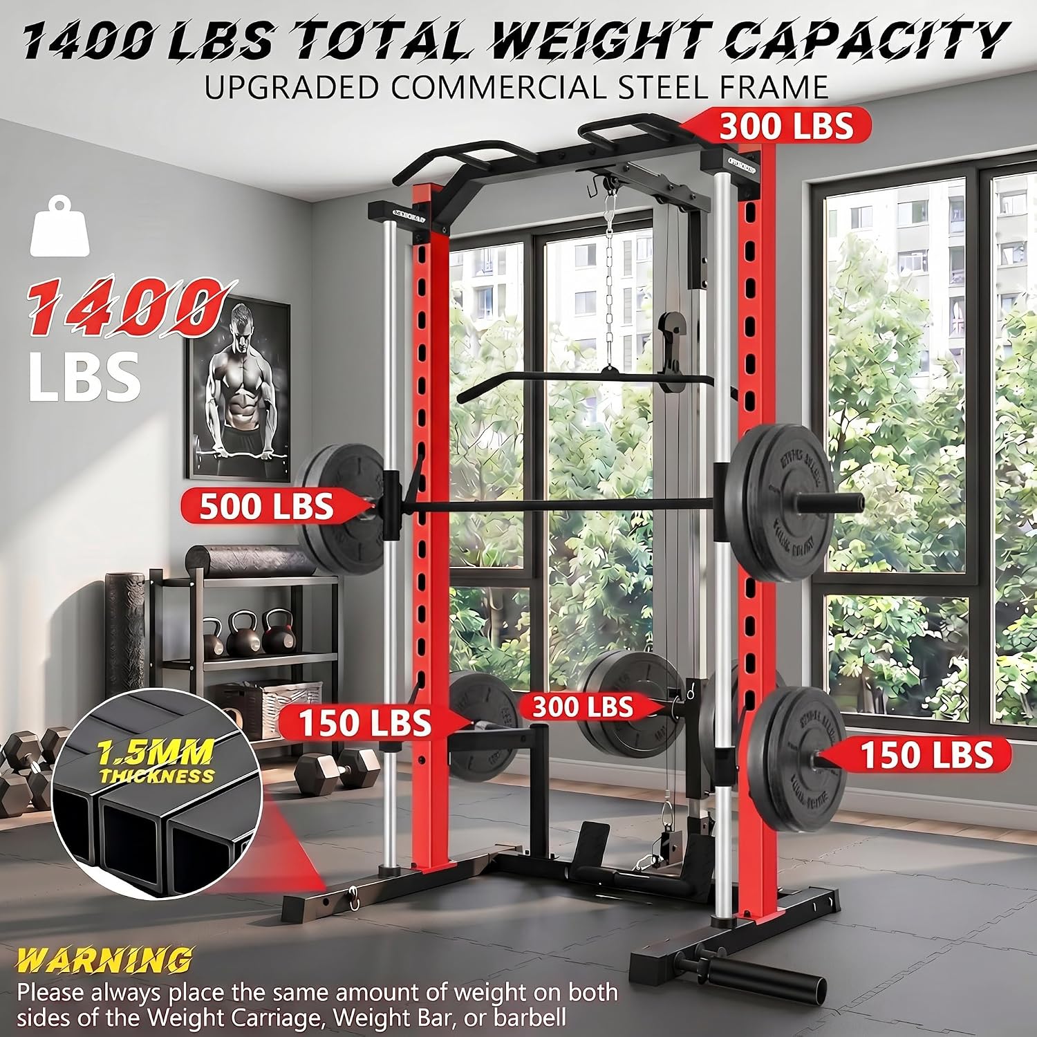 Machine Smith tout-en-un avec  - Home Gym With Smith Machine avis et prix