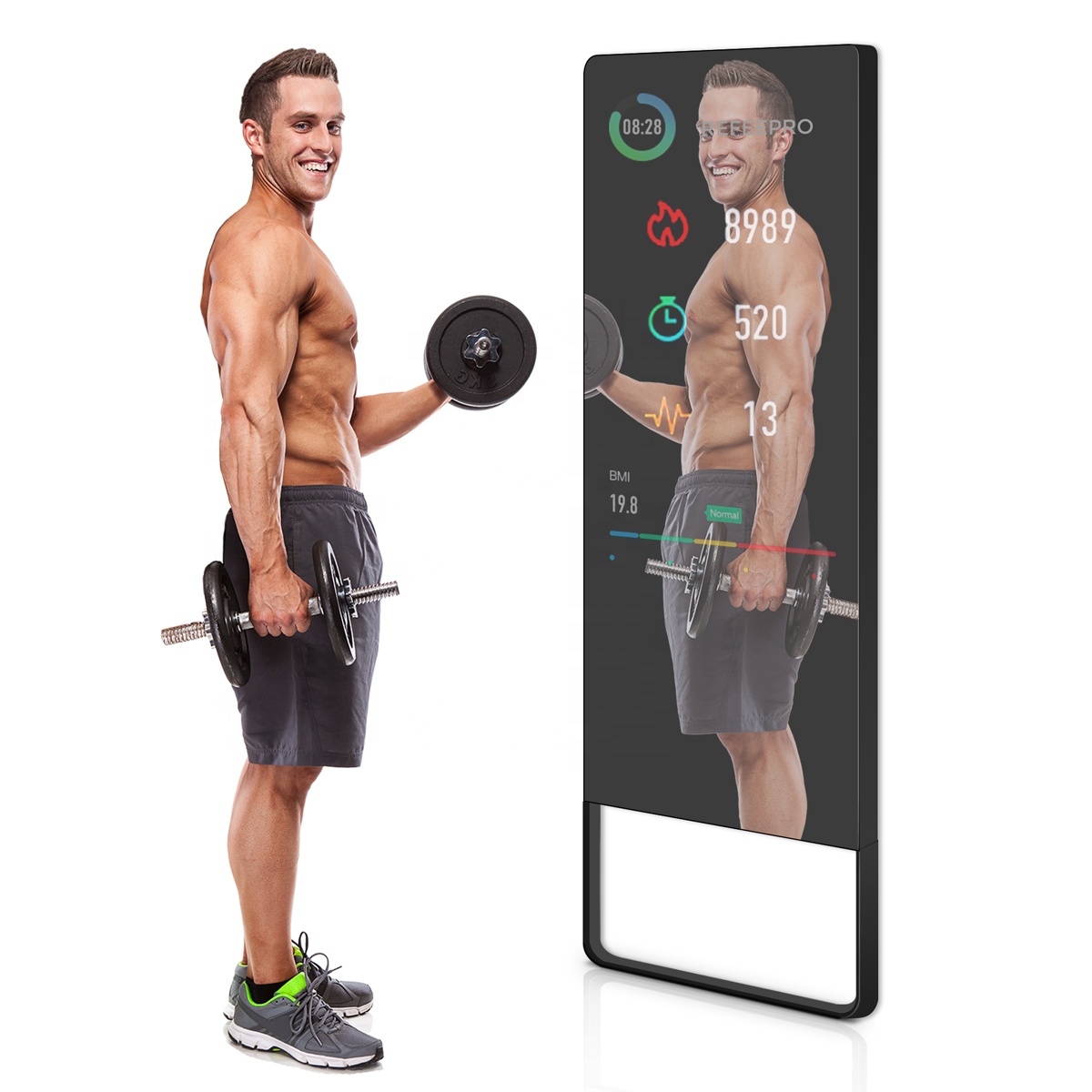 Tounchscreen – miroir d'entraî - Home Gym Floor avis et prix