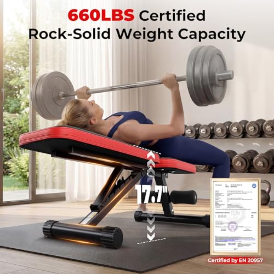 Banc de musculation réglable p - Home Gym Weight Bench avis et prix