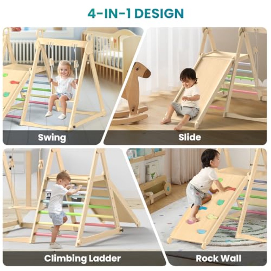 Structure de jeu d'escalade po - Home Gym For Toddlers avis et prix