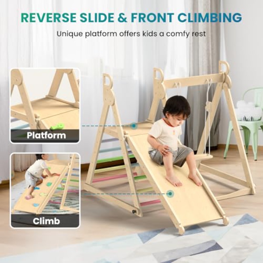 Structure de jeu d'escalade po - Home Gym For Toddlers avis et prix