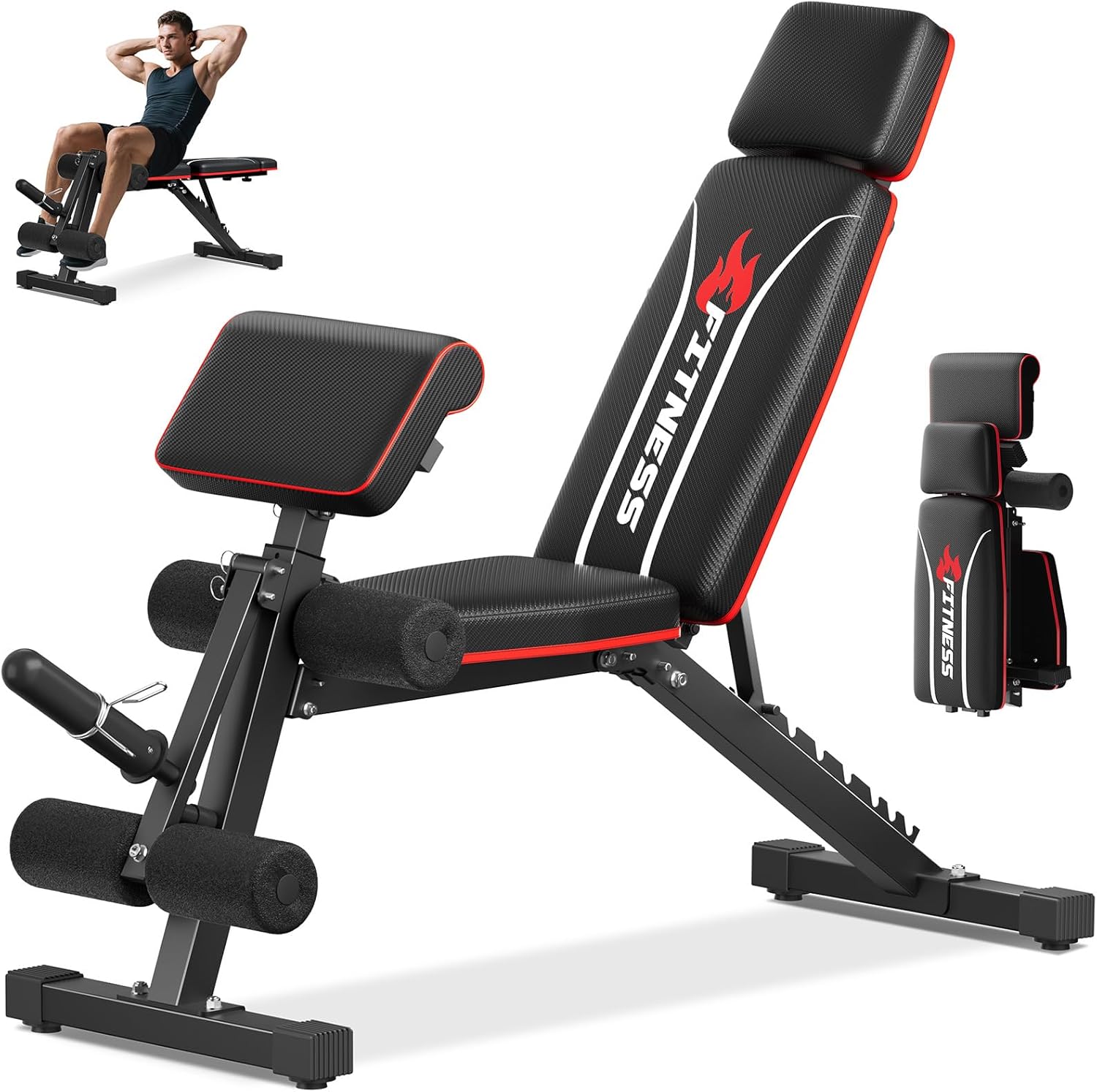 Banc de musculation pliable po - Home Gym Weight Bench avis et prix