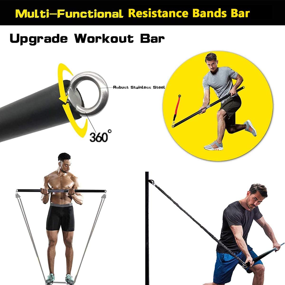 Bande élastique de résistance  - Home Gym Dumbbell Workout avis et prix